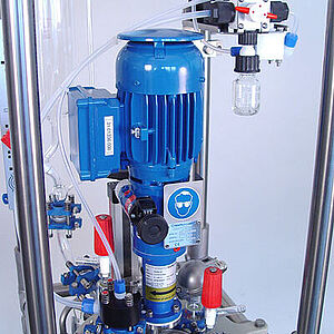 Sampling system - glass reactor