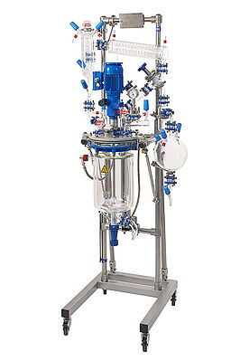 glass reactor miniPilot 5 - 15 liters