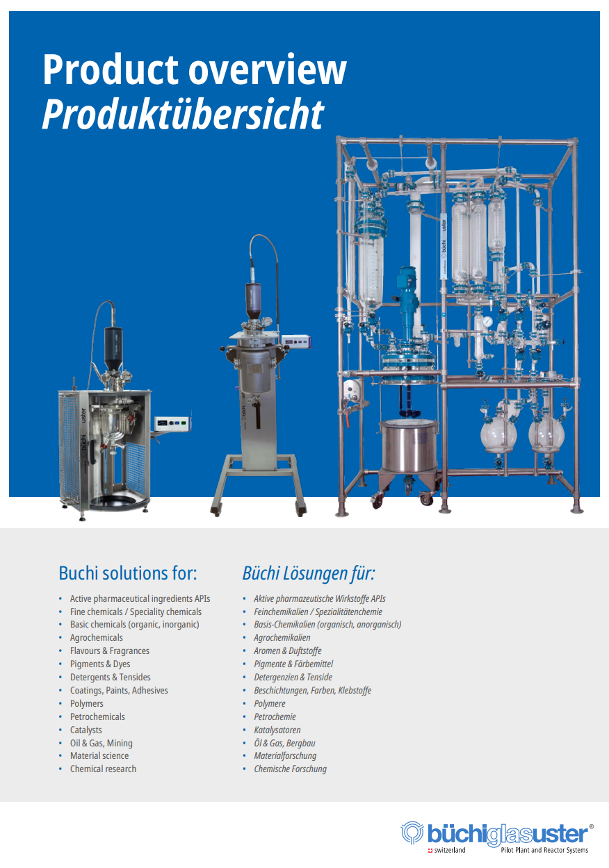 Buchi Pilot Plant and Reactor Systems