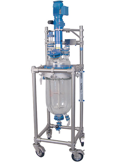 10 – 400 liters glass tanks, jacketed glass reactor, mixing vessel
