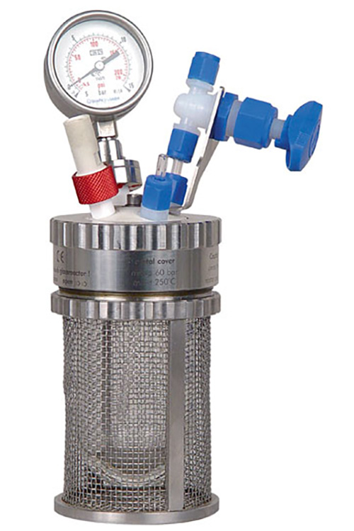 miniclave inert glass lab pressure reactor
